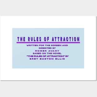 Rules of Attraction Title Card Posters and Art